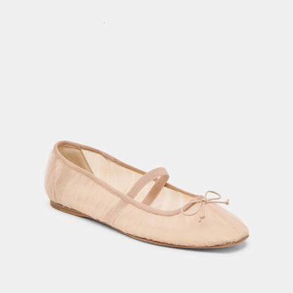 Raeven Praline Tulle Ballet Flats Dolce Vita