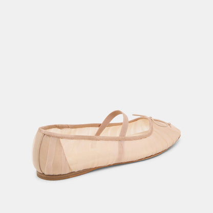 Raeven Praline Tulle Ballet Flats Dolce Vita