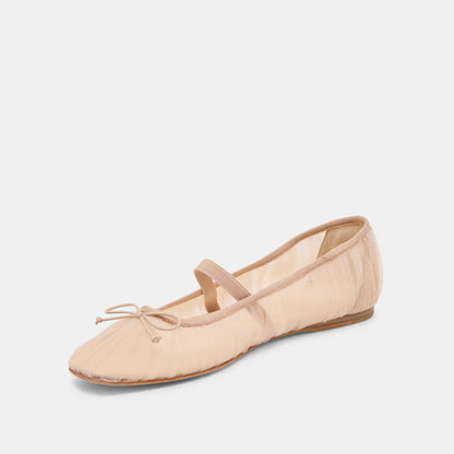 Raeven Praline Tulle Ballet Flats Dolce Vita