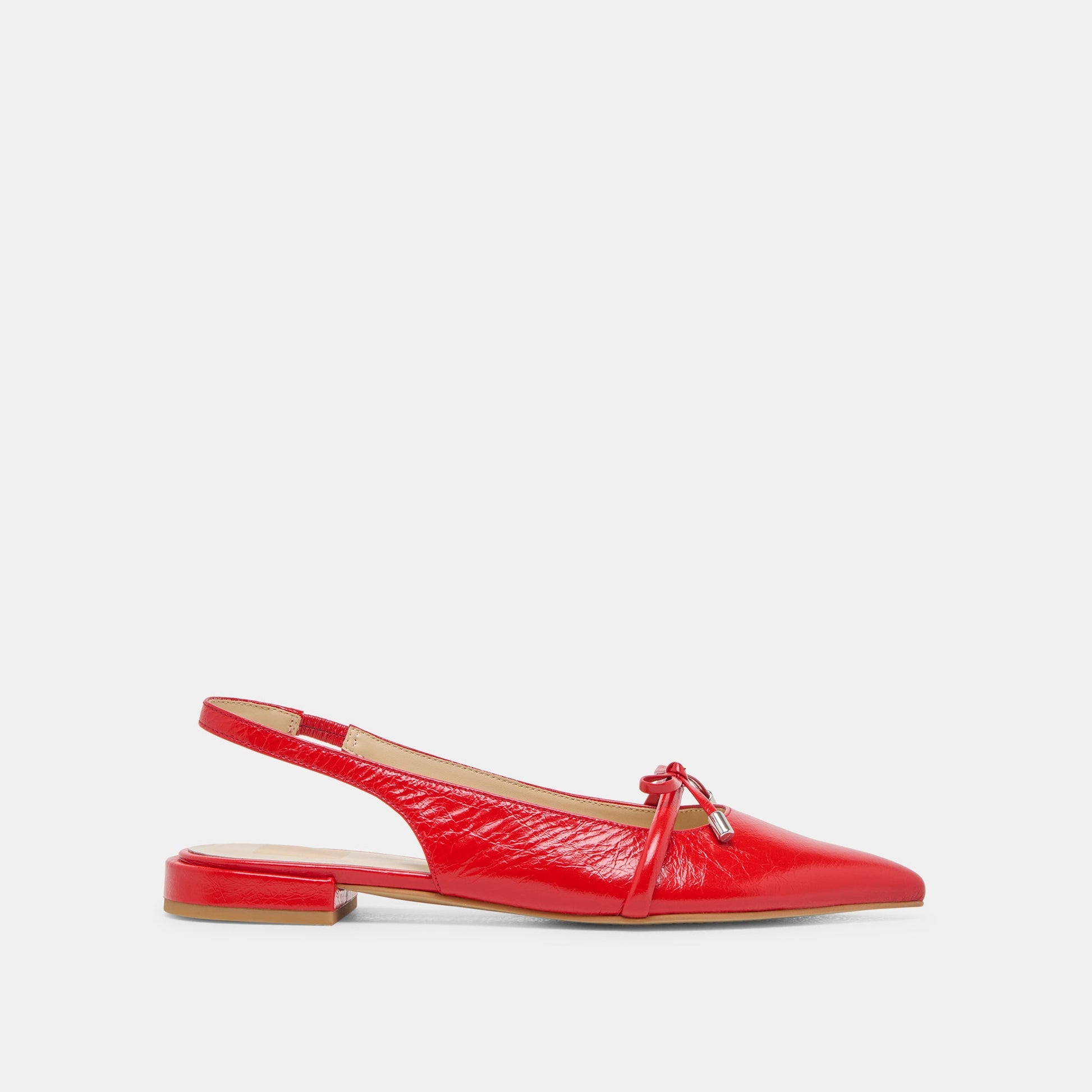 Payge Chili Crinkle Patent Flats Dolce Vita