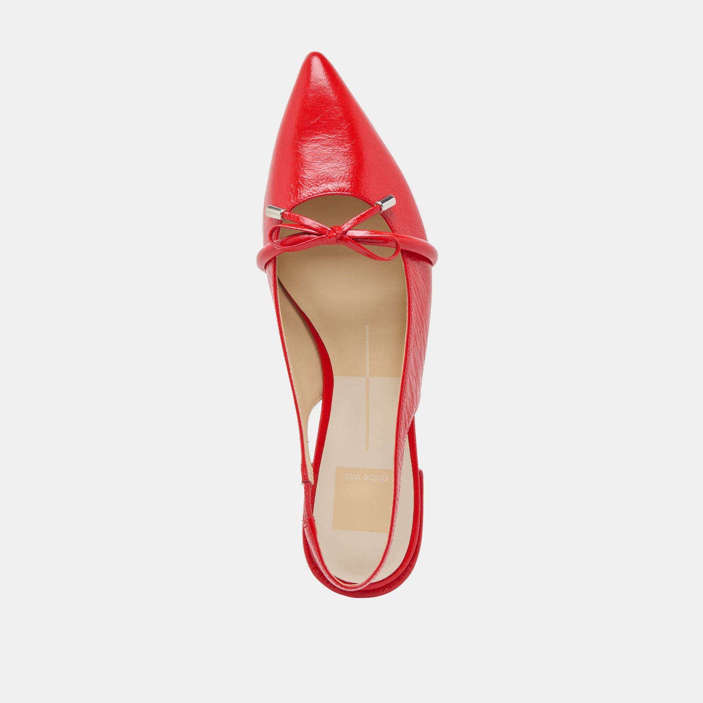 Payge Chili Crinkle Patent Flats Dolce Vita