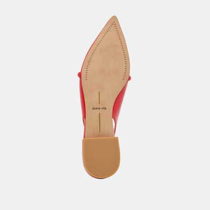 Payge Chili Crinkle Patent Flats Dolce Vita
