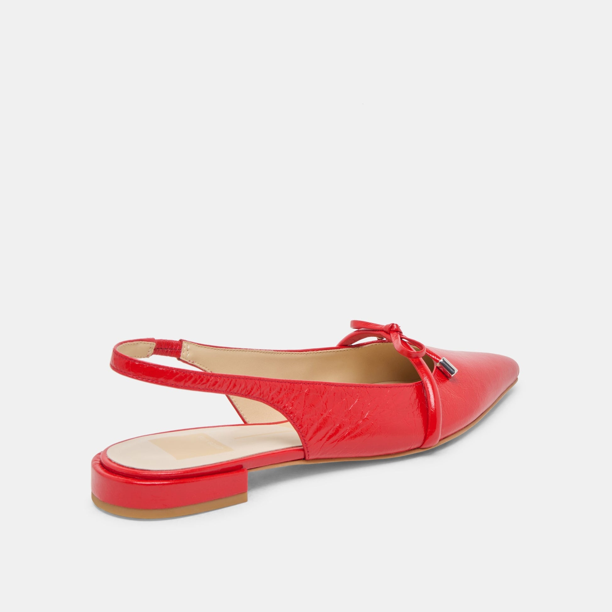 Payge Chili Crinkle Patent Flats Dolce Vita