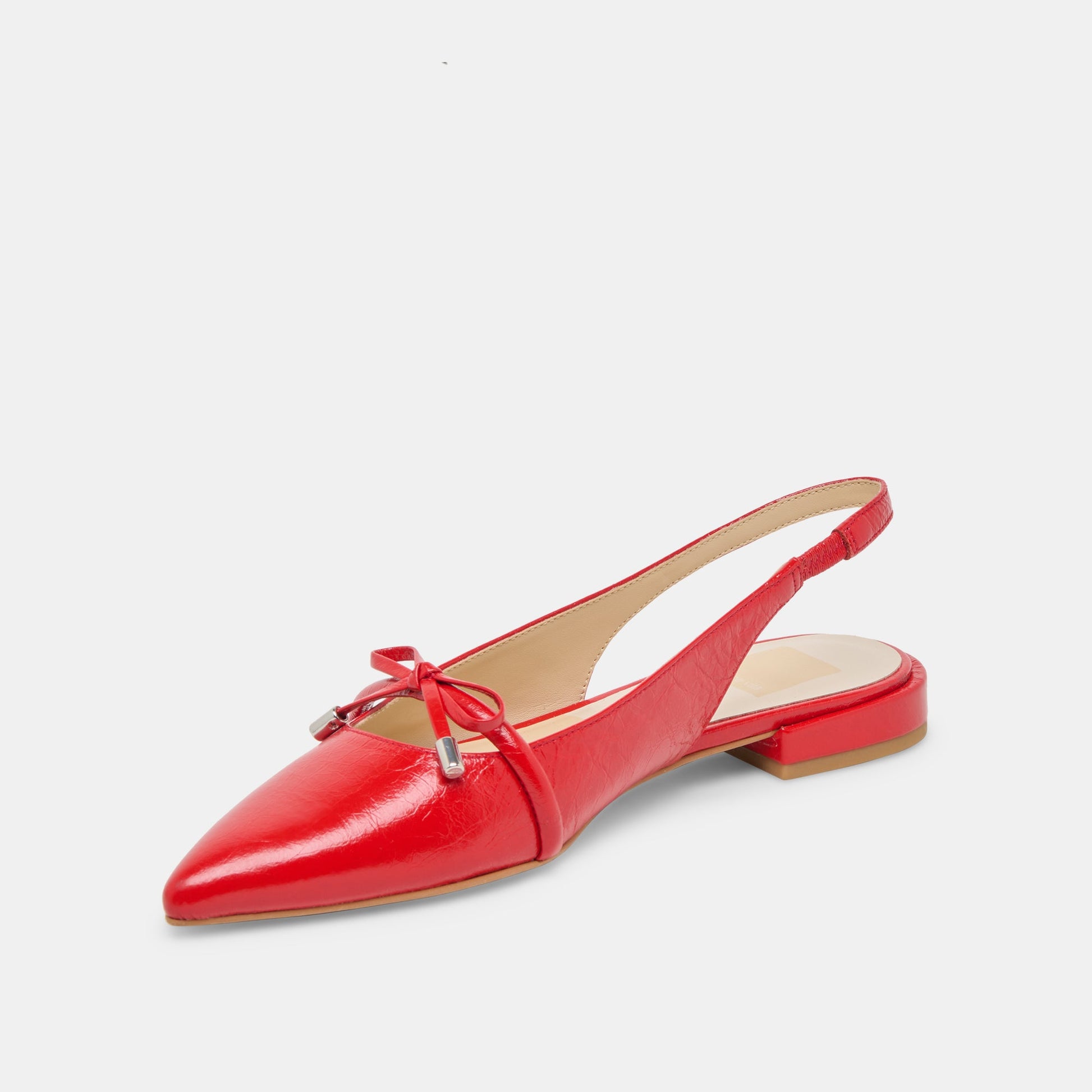 Payge Chili Crinkle Patent Flats Dolce Vita