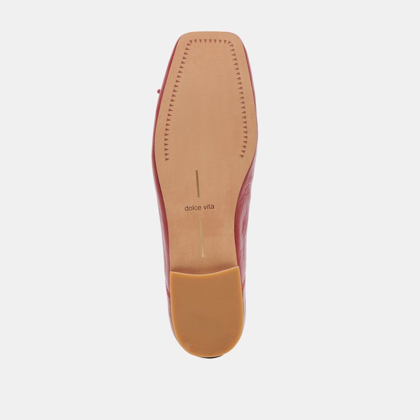 Anisa Ballet Flats RED CRINKLE PATENT Dolce Vita