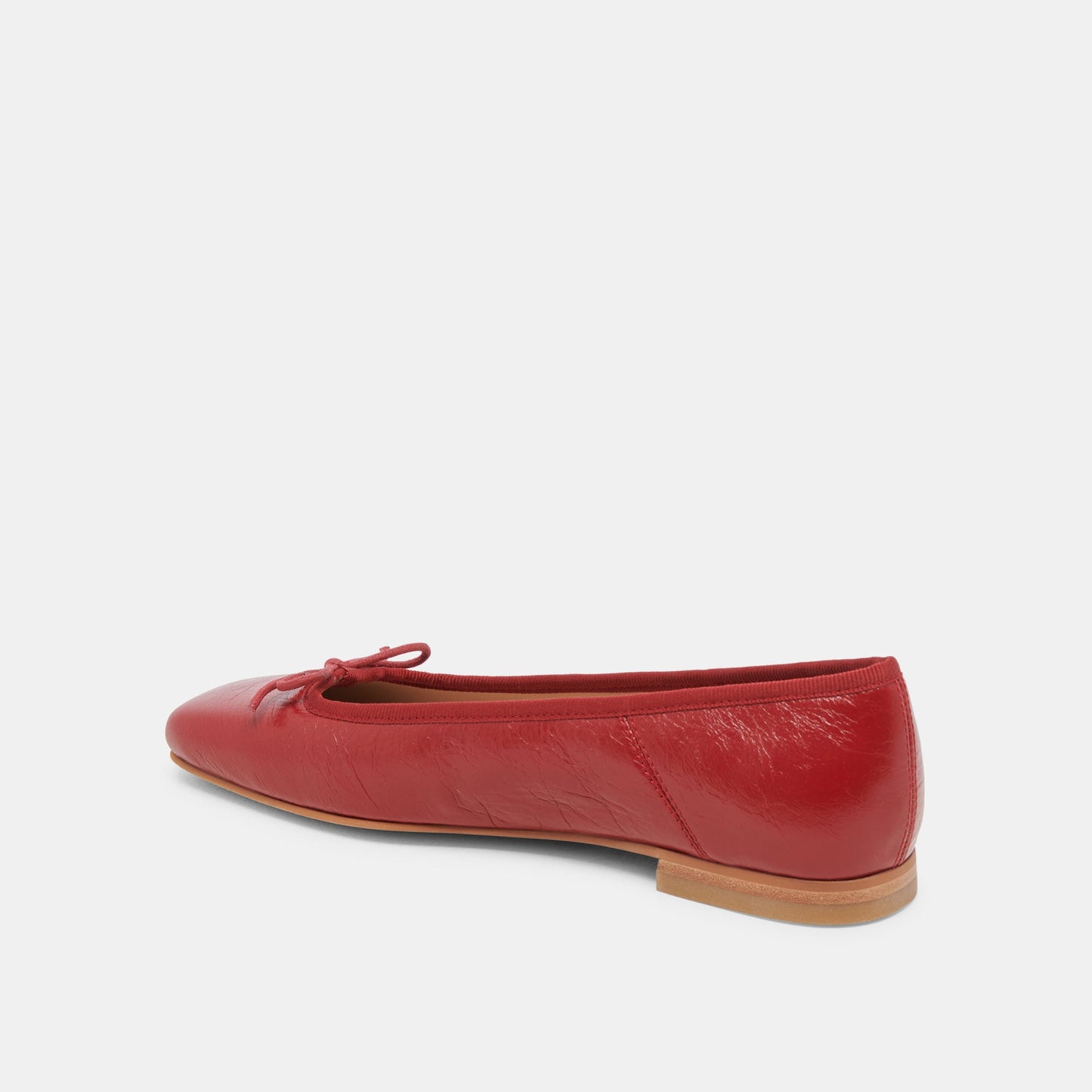 Anisa Ballet Flats RED CRINKLE PATENT Dolce Vita