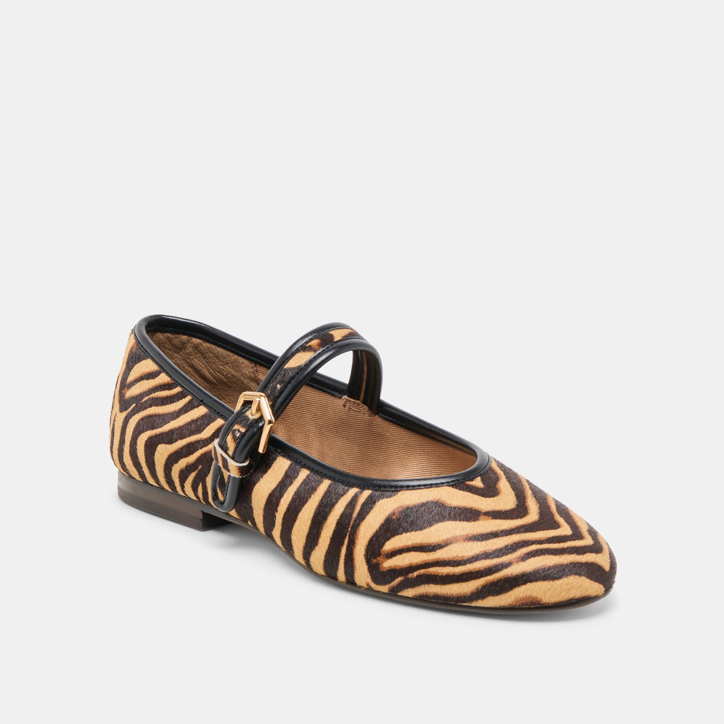 Roslyn Tiger Calf Hair Ballet Flats Dolce Vita