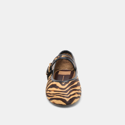 Roslyn Tiger Calf Hair Ballet Flats Dolce Vita
