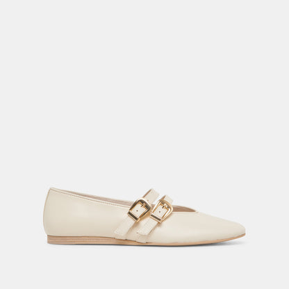 BAYLEE BALLET FLATS IVORY LEATHER Dolce Vita