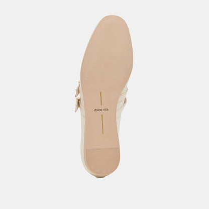 BAYLEE BALLET FLATS IVORY LEATHER Dolce Vita