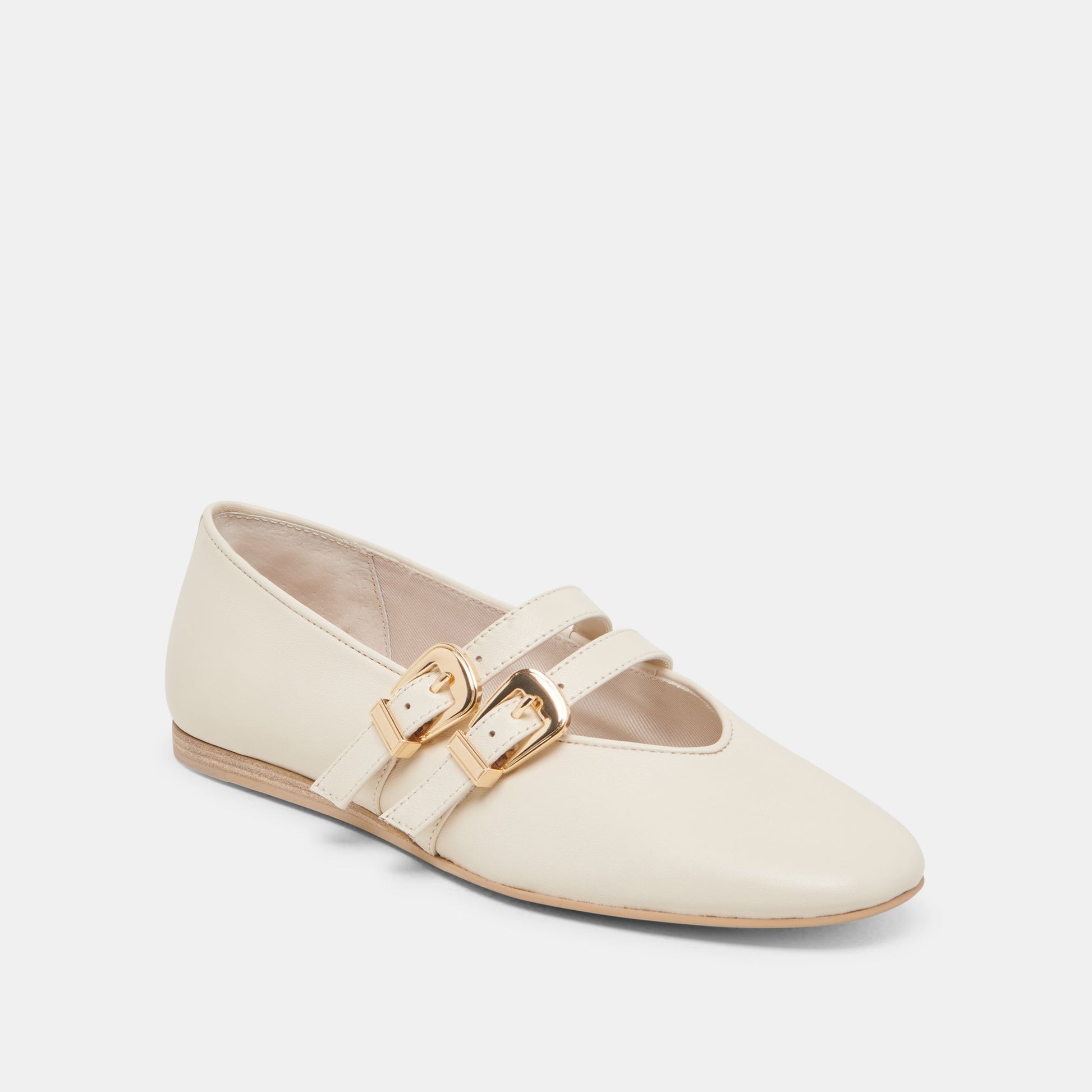 BAYLEE BALLET FLATS IVORY LEATHER Dolce Vita