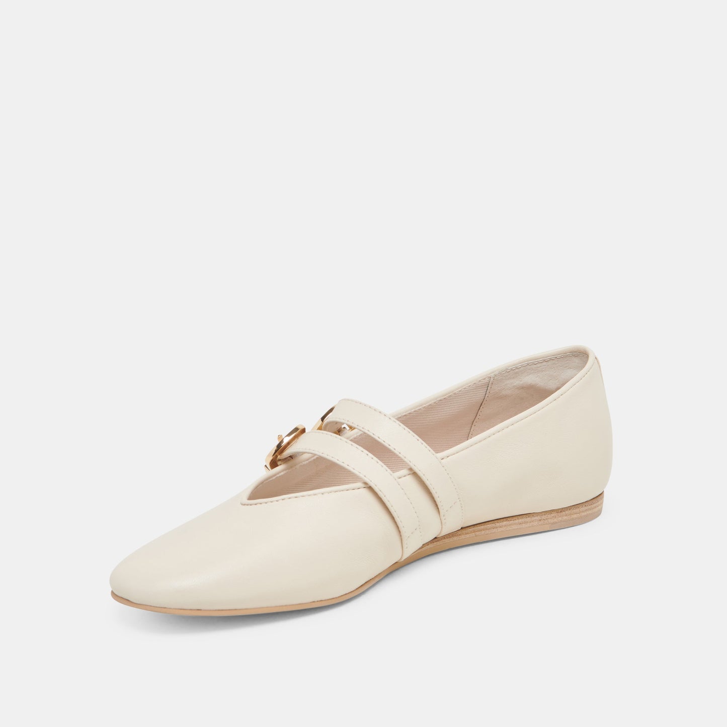 BAYLEE BALLET FLATS IVORY LEATHER Dolce Vita