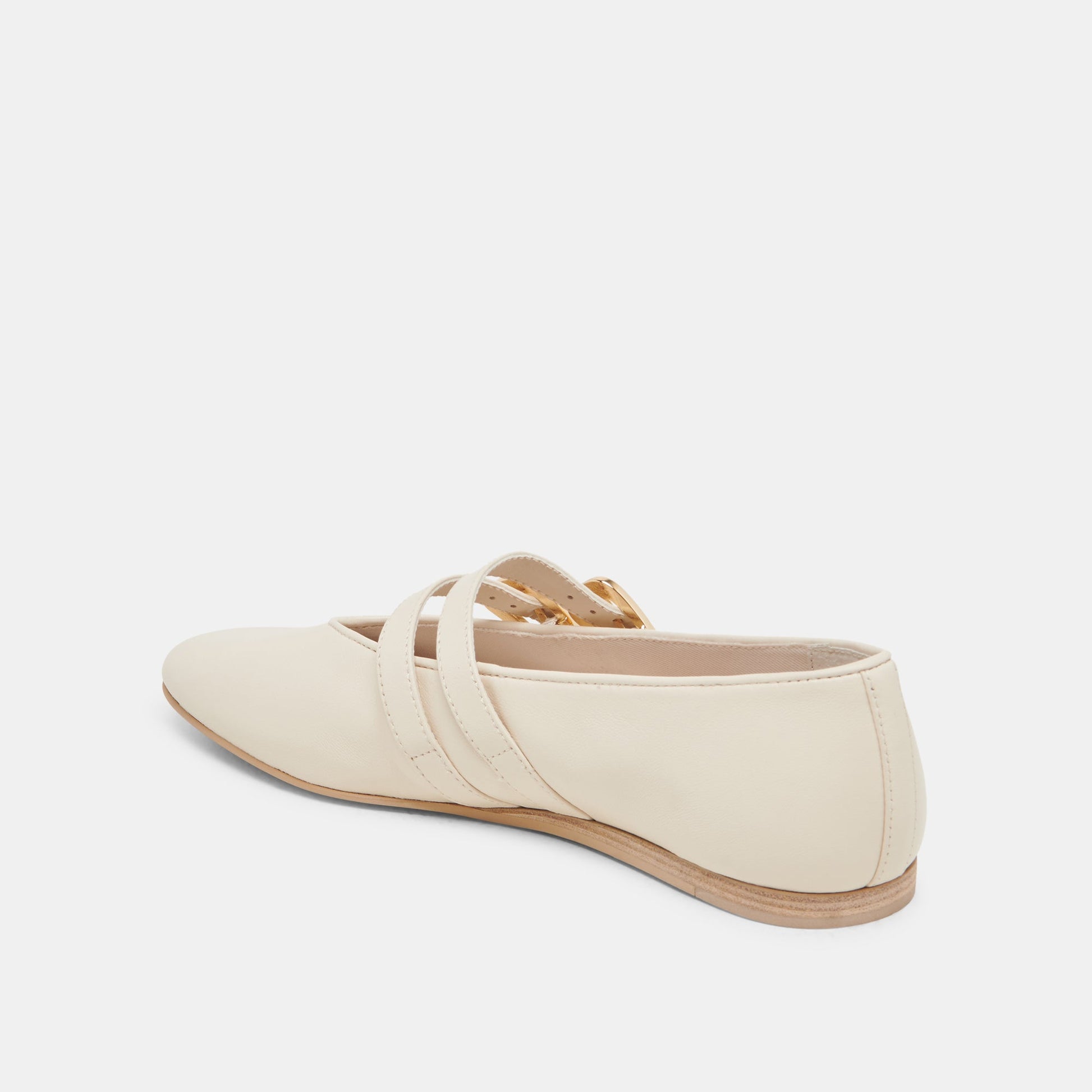 BAYLEE BALLET FLATS IVORY LEATHER Dolce Vita