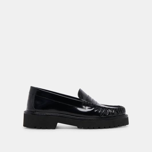 MAXWELL LOAFERS BLACK LEATHER Dolce Vita
