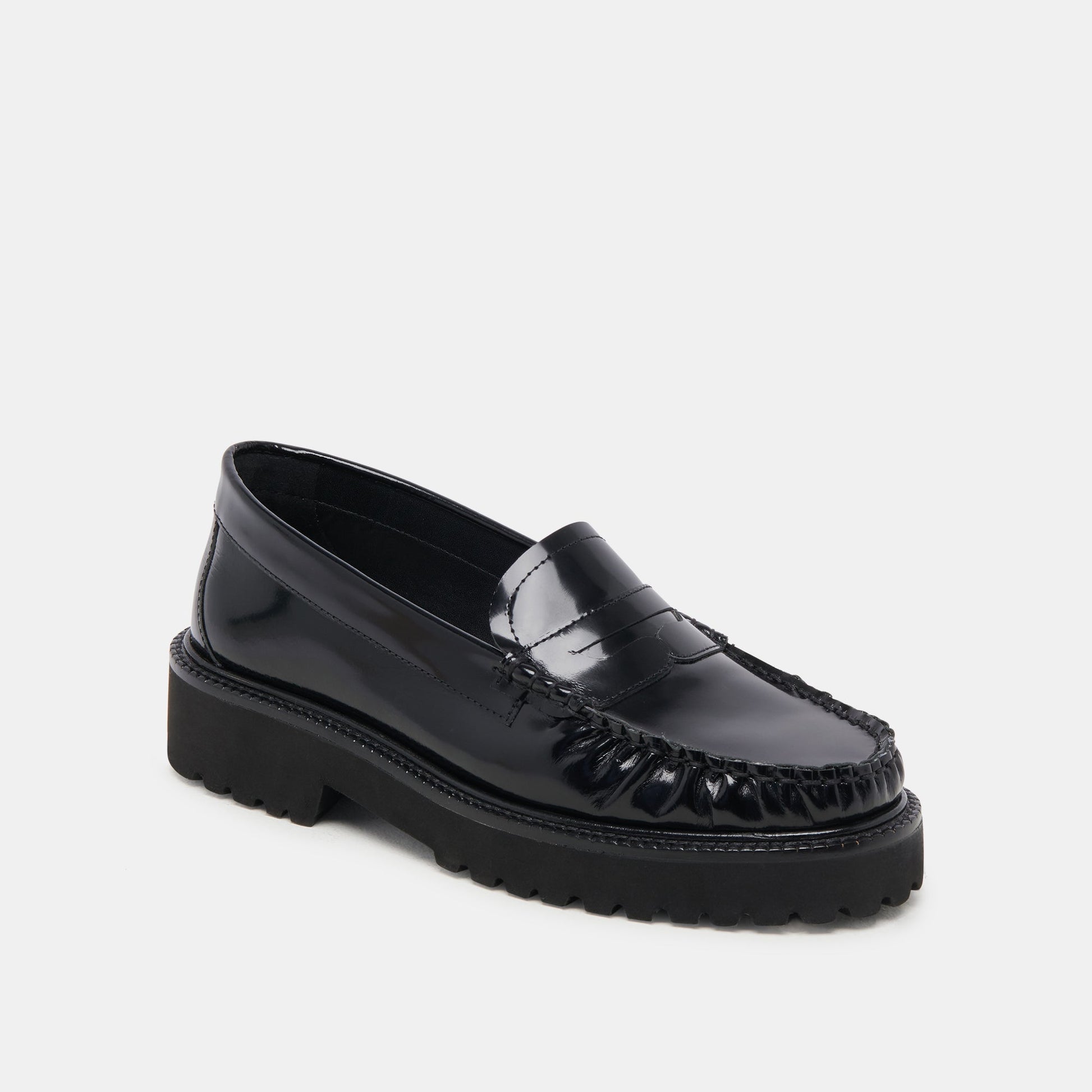 MAXWELL LOAFERS BLACK LEATHER Dolce Vita