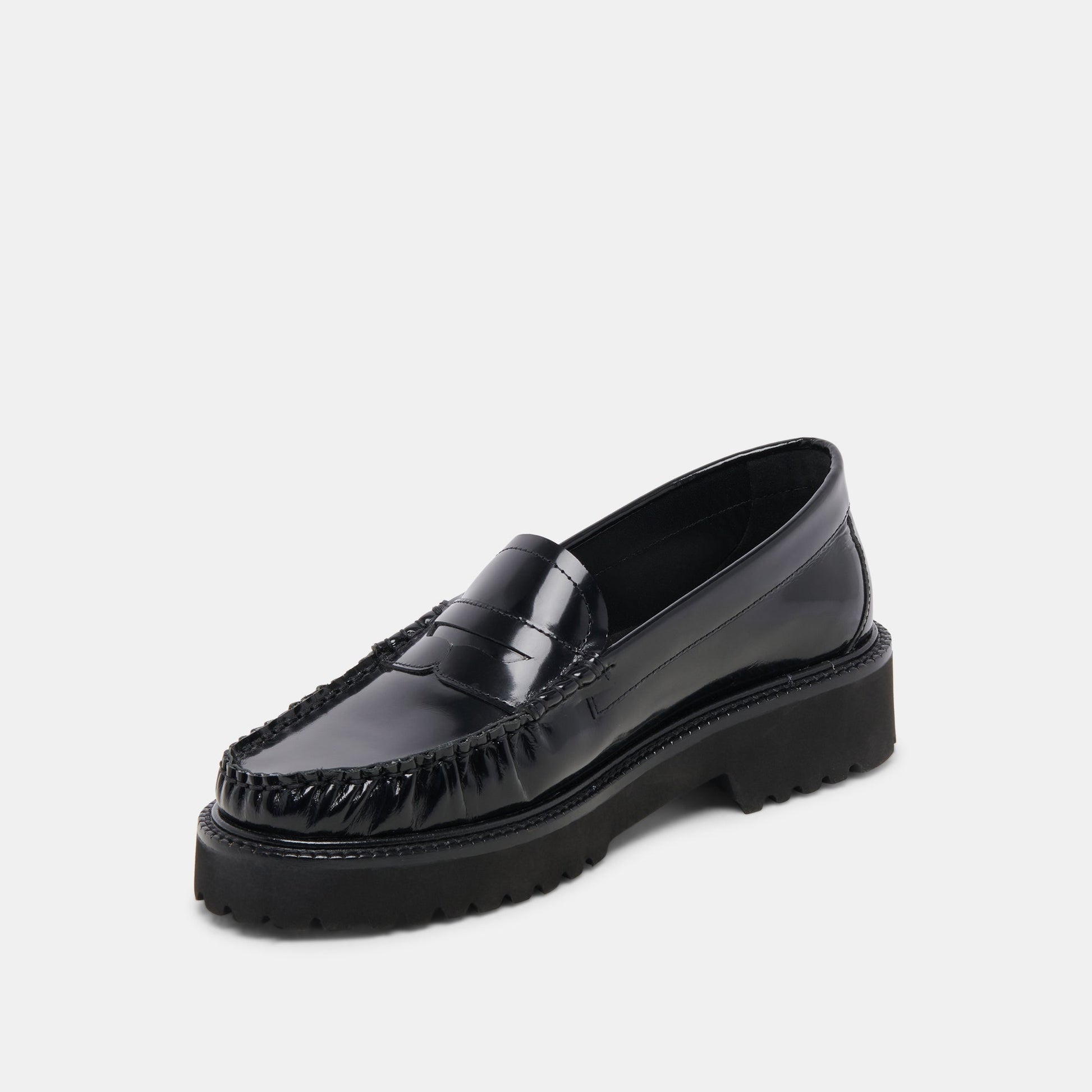 MAXWELL LOAFERS BLACK LEATHER Dolce Vita