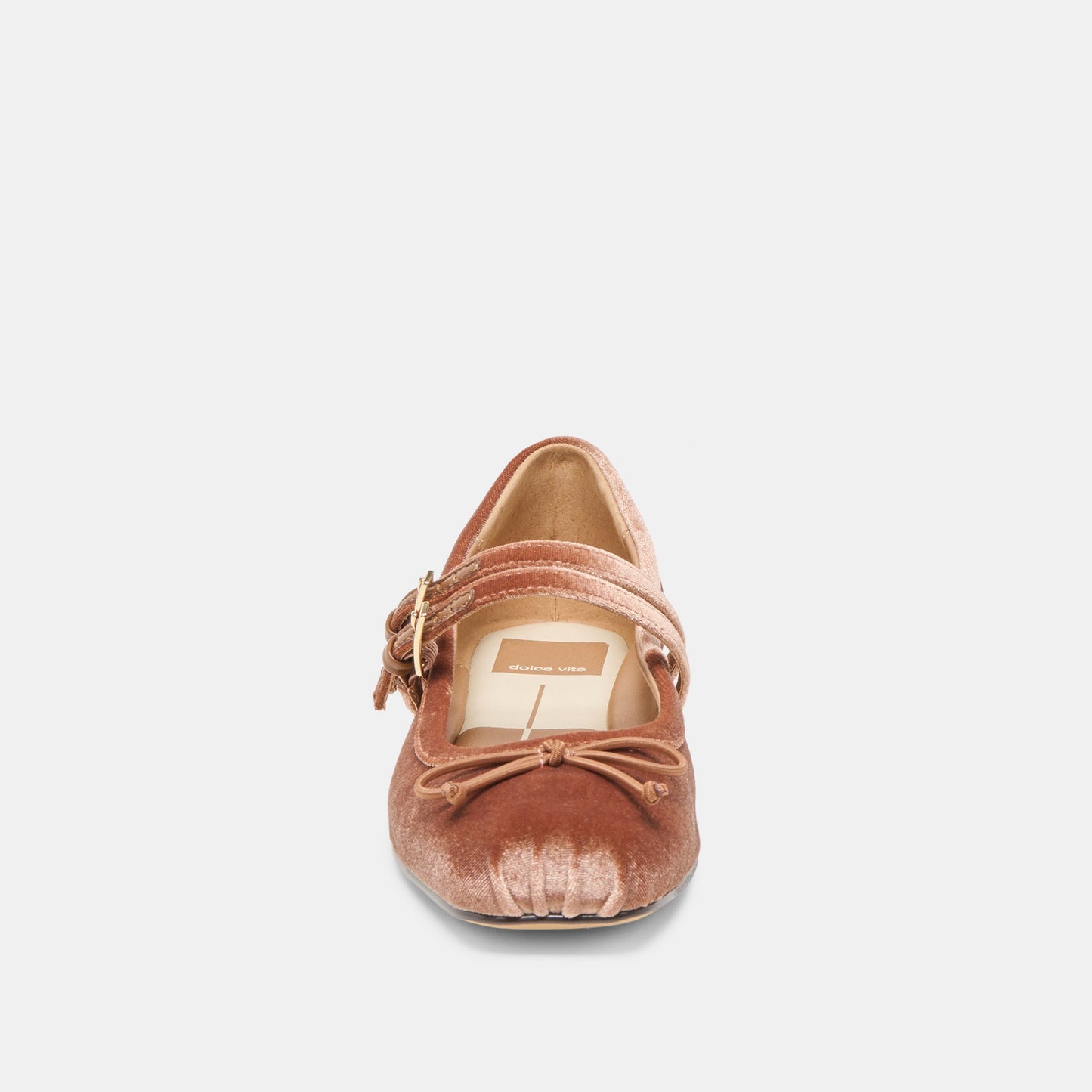 Gibsen Dk Rose Velvet Ballet Flats Dolce Vita