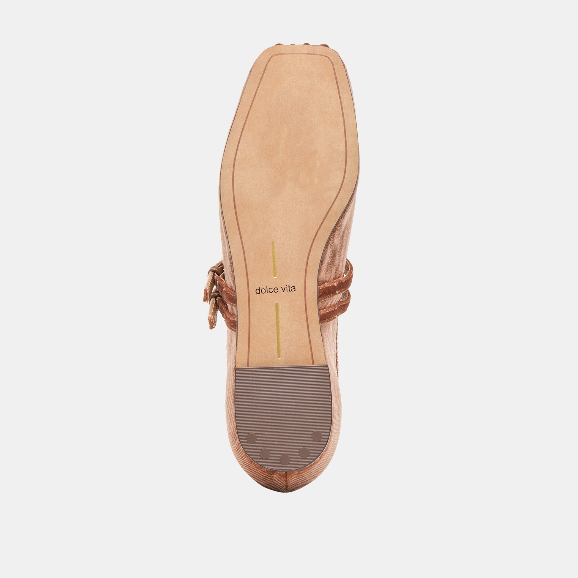 Gibsen Dk Rose Velvet Ballet Flats Dolce Vita