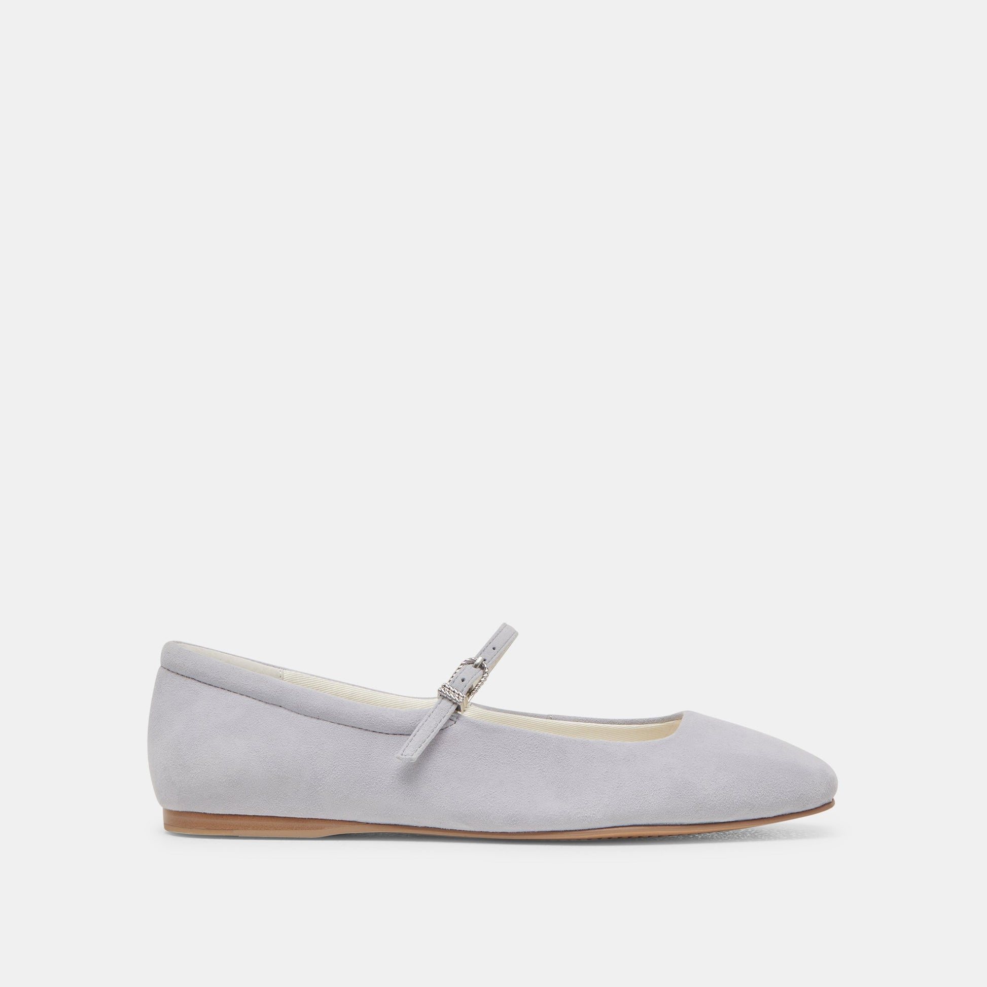 REYES BALLET FLATS DUSTY BLUE SUEDE Dolce Vita
