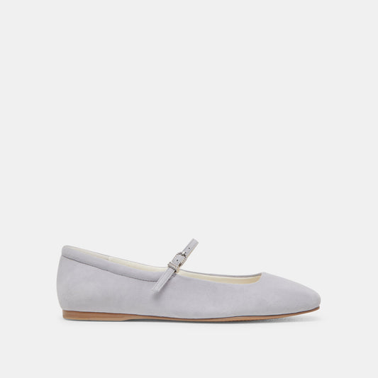 REYES BALLET FLATS DUSTY BLUE SUEDE Dolce Vita