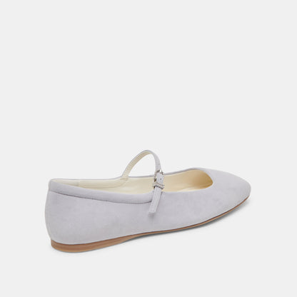REYES BALLET FLATS DUSTY BLUE SUEDE Dolce Vita