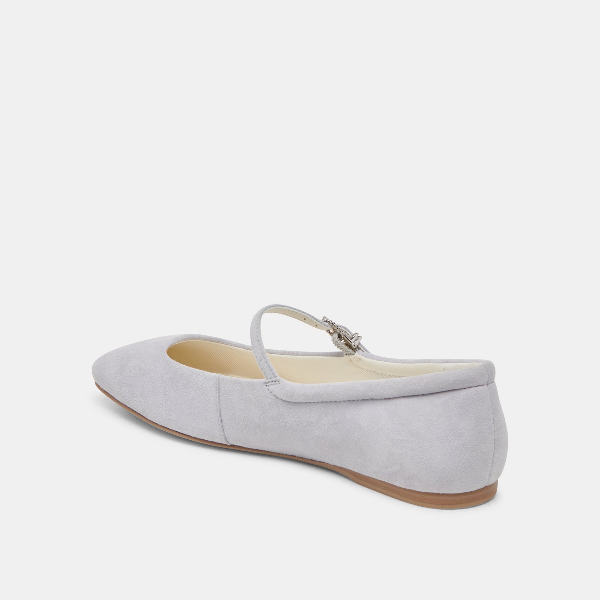 REYES BALLET FLATS DUSTY BLUE SUEDE Dolce Vita