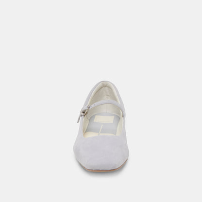 REYES BALLET FLATS DUSTY BLUE SUEDE Dolce Vita