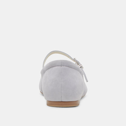 REYES BALLET FLATS DUSTY BLUE SUEDE Dolce Vita
