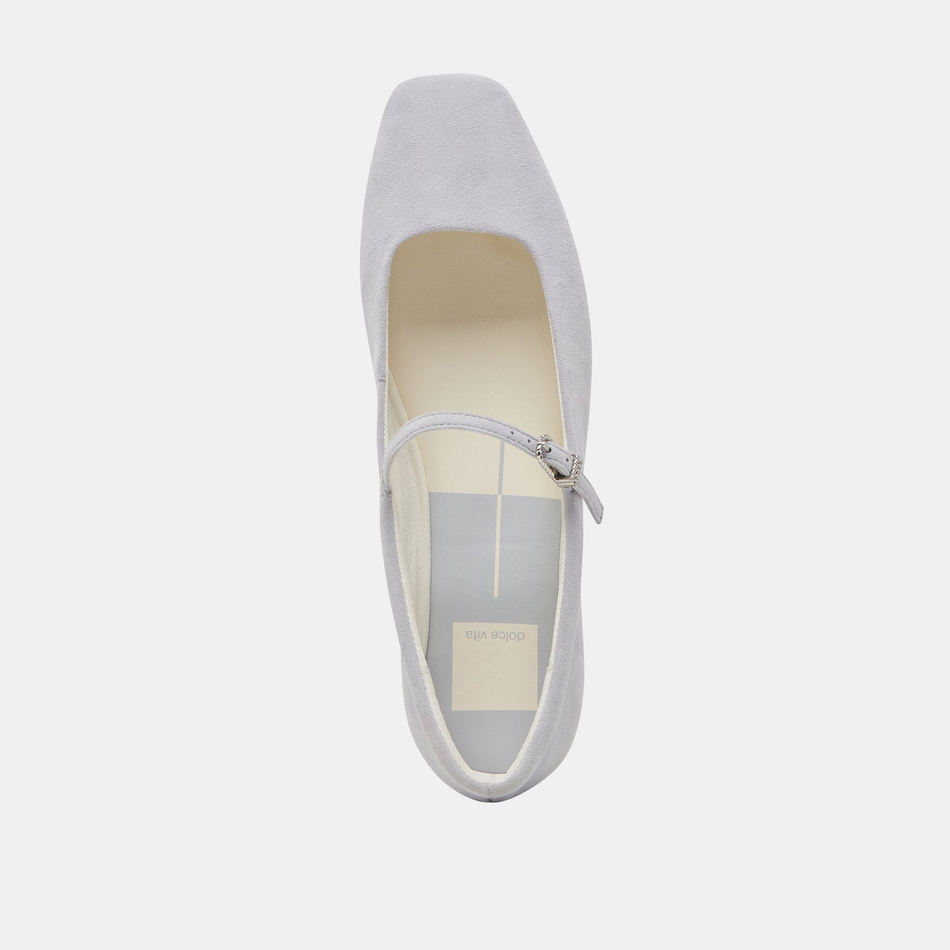 REYES BALLET FLATS DUSTY BLUE SUEDE Dolce Vita