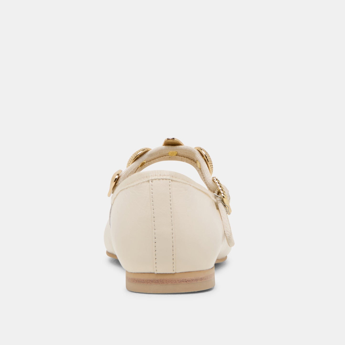 Relan Off White Leather Ballet Flats Dolce Vita