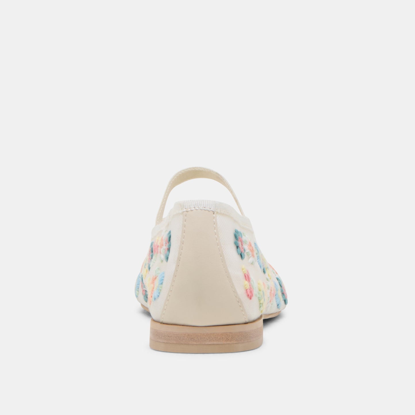 CADEL FLORAL BALLET FLATS IVORY FLORAL MESH Dolce Vita