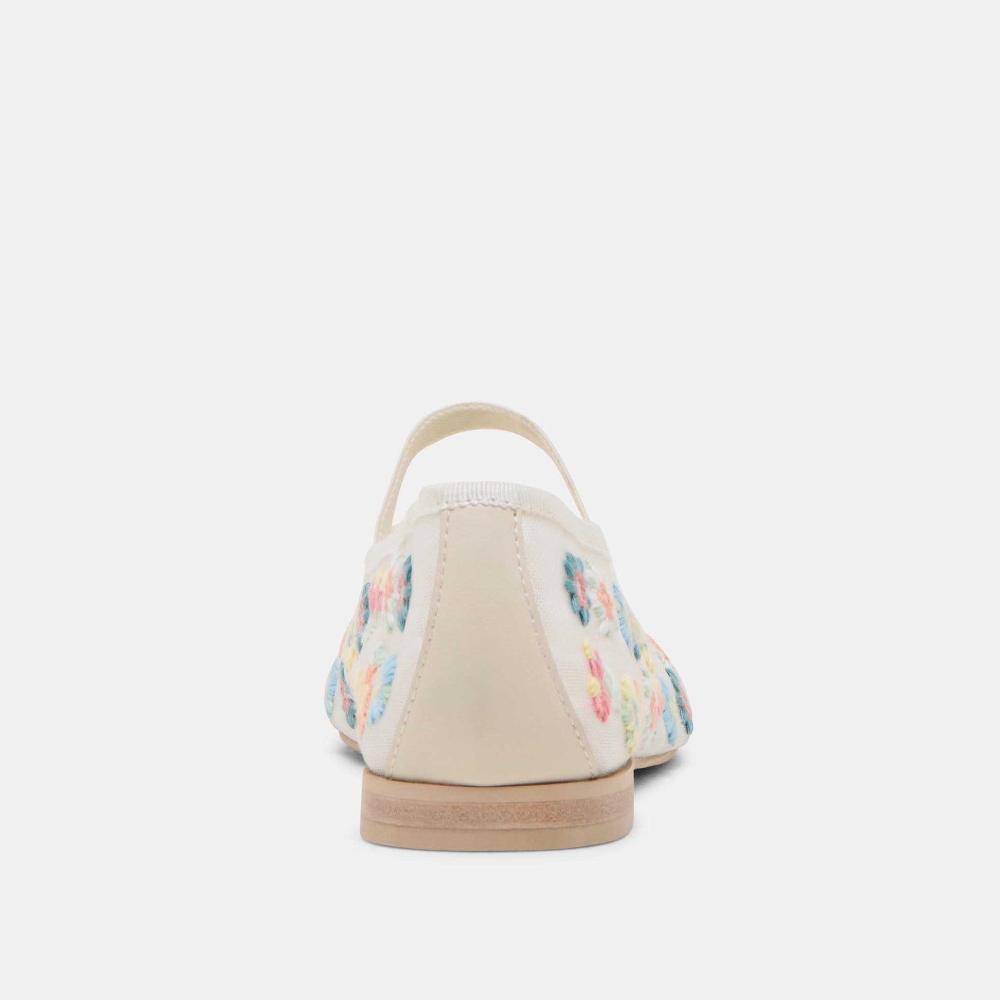 CADEL FLORAL BALLET FLATS IVORY FLORAL MESH Dolce Vita