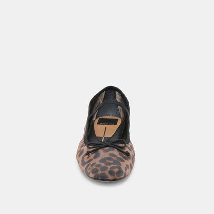 CADEL BALLET FLATS DK LEOPARD MESH Dolce Vita