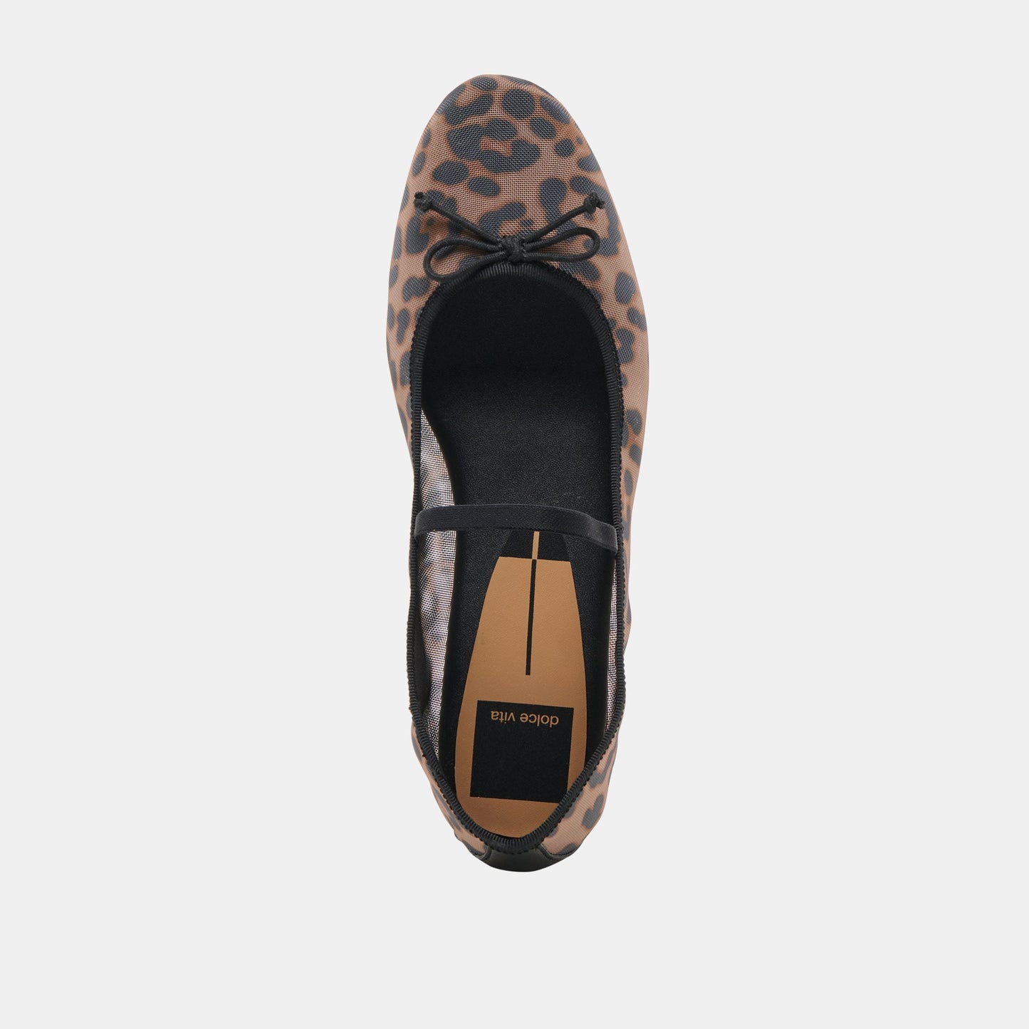 CADEL BALLET FLATS DK LEOPARD MESH Dolce Vita