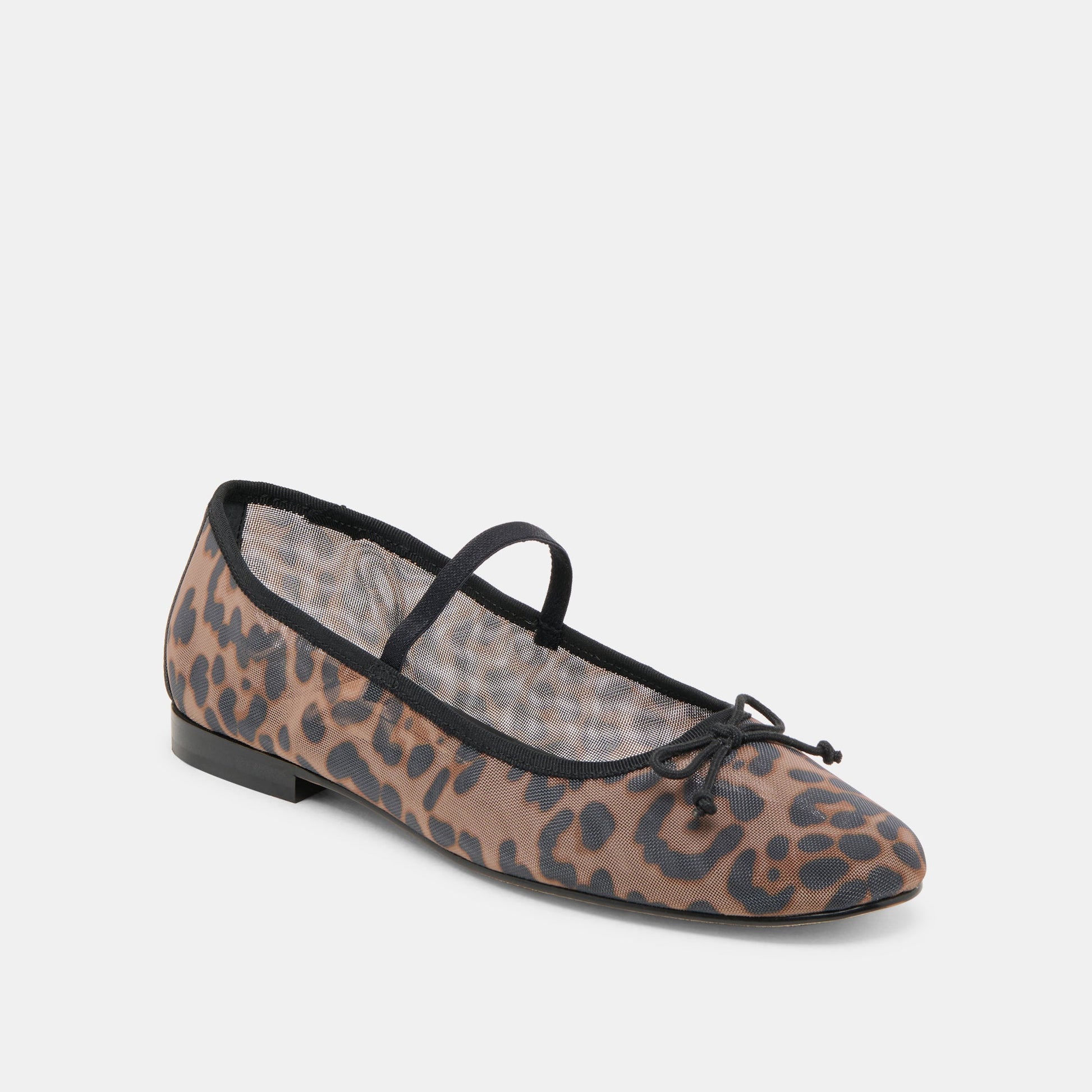 CADEL BALLET FLATS DK LEOPARD MESH Dolce Vita