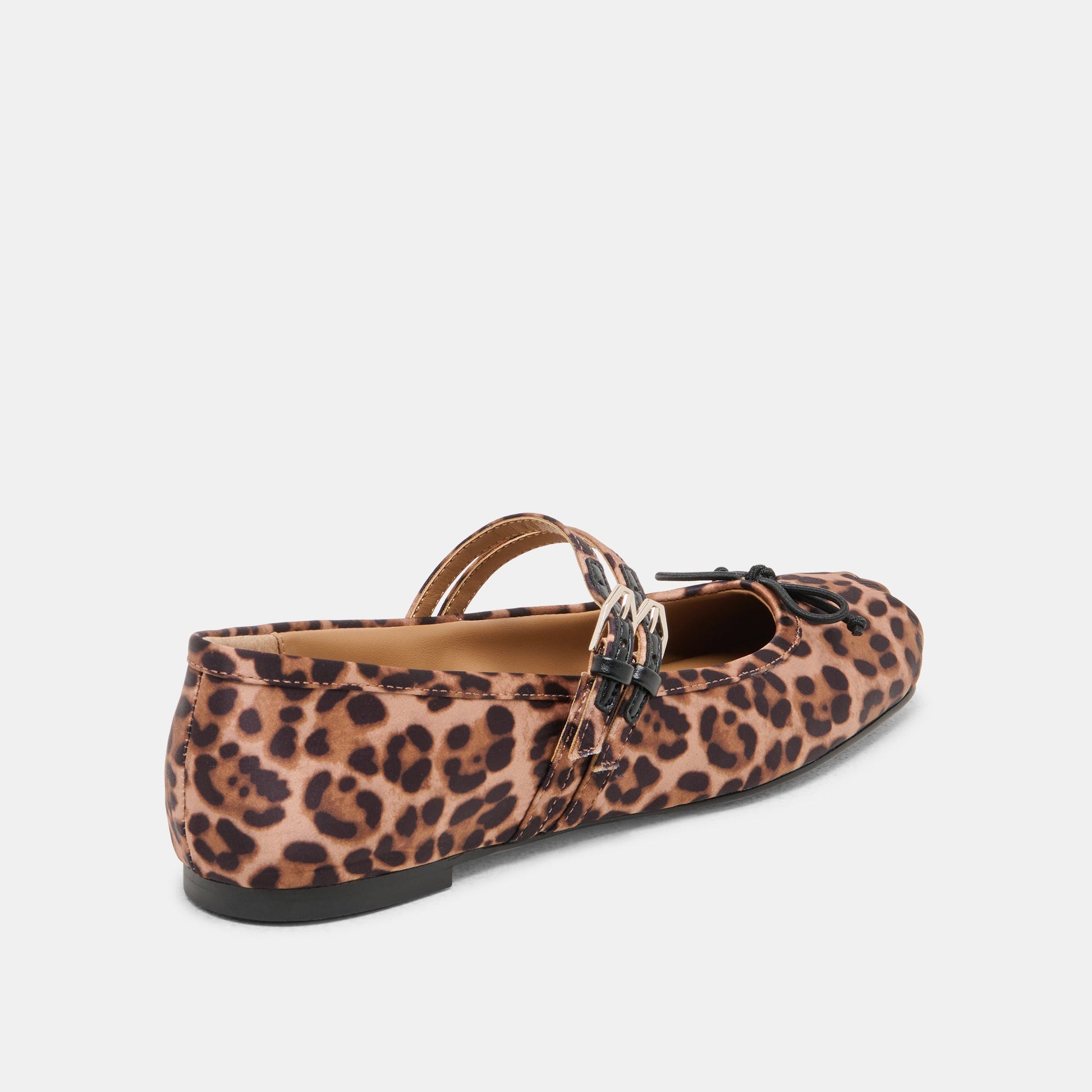 Gibsen Dk Leopard Satin Ballet Flats Dolce Vita
