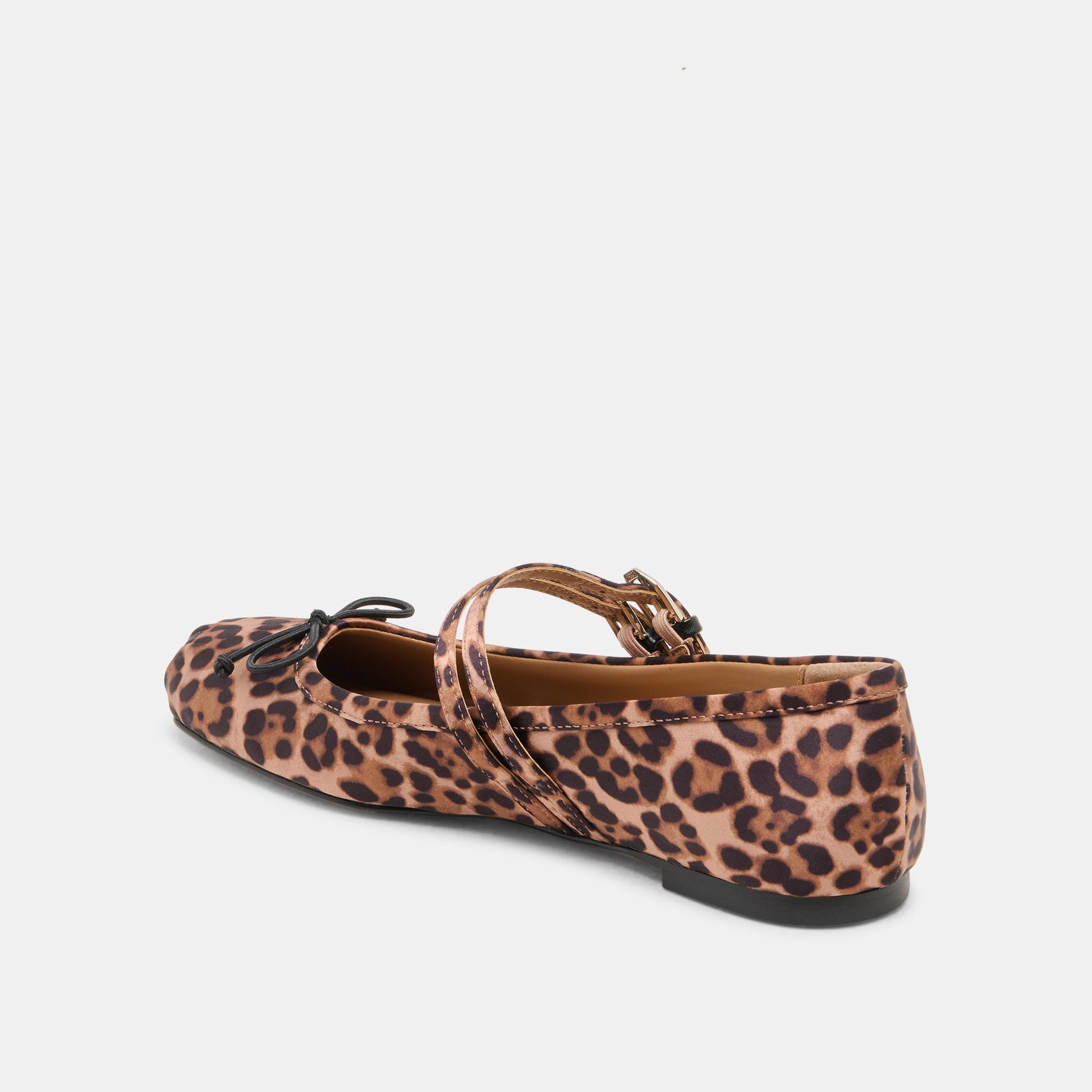 Gibsen Dk Leopard Satin Ballet Flats Dolce Vita