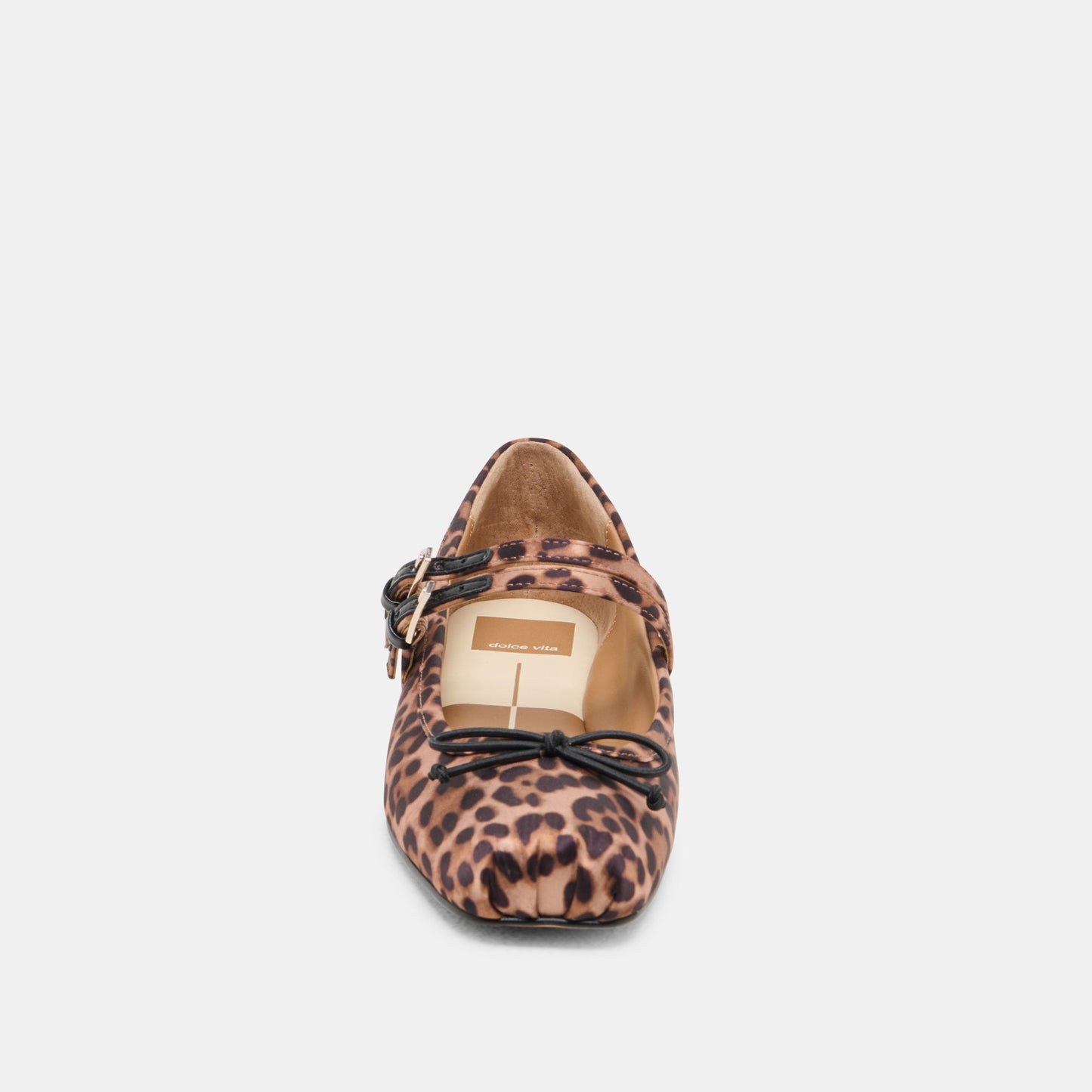 Gibsen Dk Leopard Satin Ballet Flats Dolce Vita