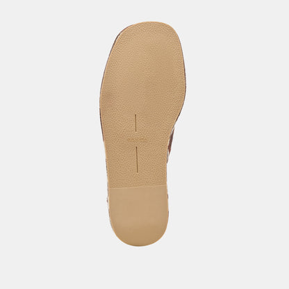 Rosita Cocoa Taurus Calf Hair Flats Dolce Vita