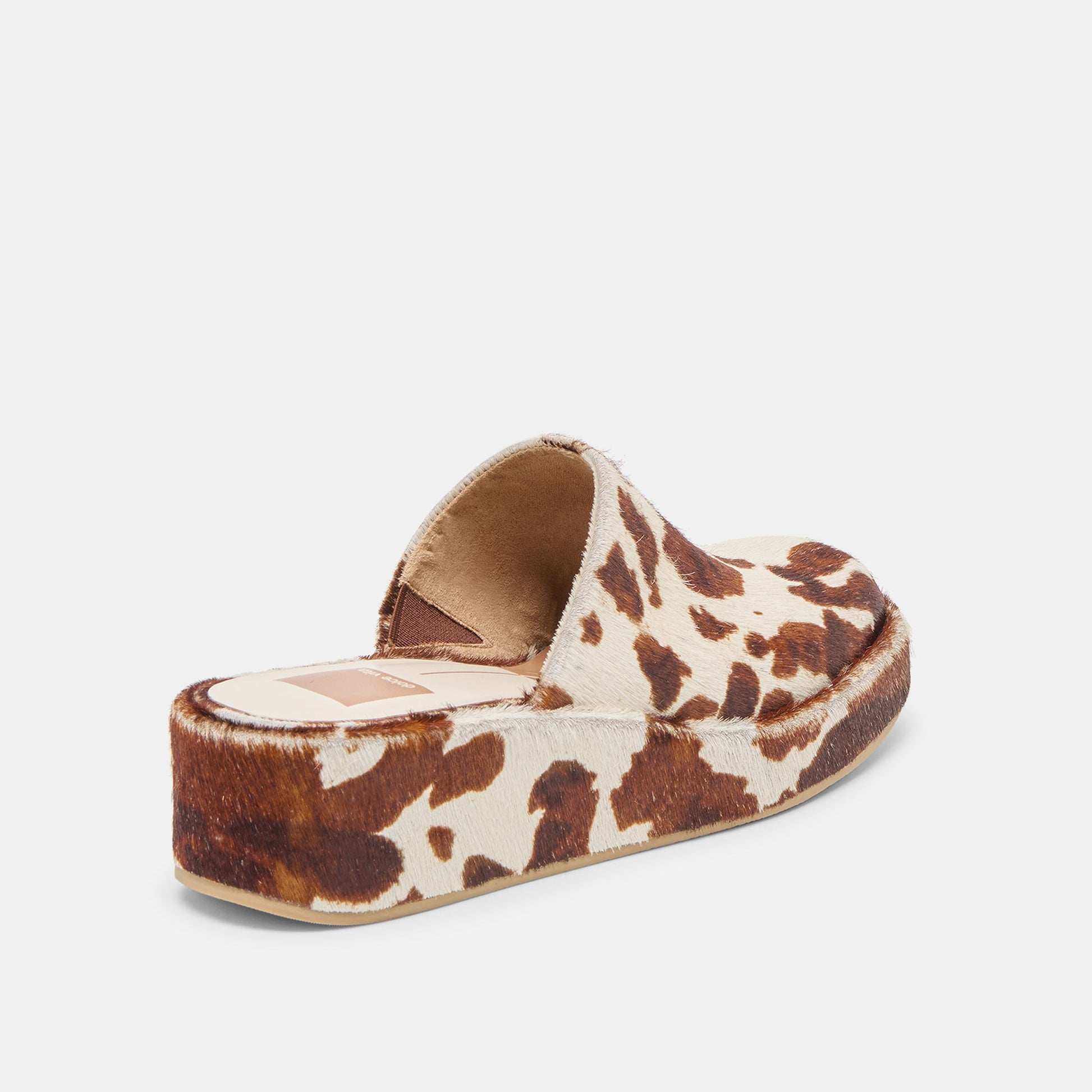 Rosita Cocoa Taurus Calf Hair Flats Dolce Vita