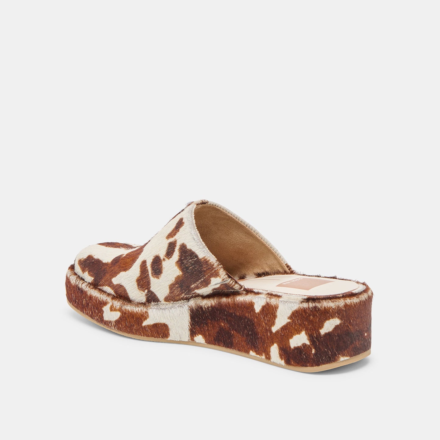 Rosita Cocoa Taurus Calf Hair Flats Dolce Vita
