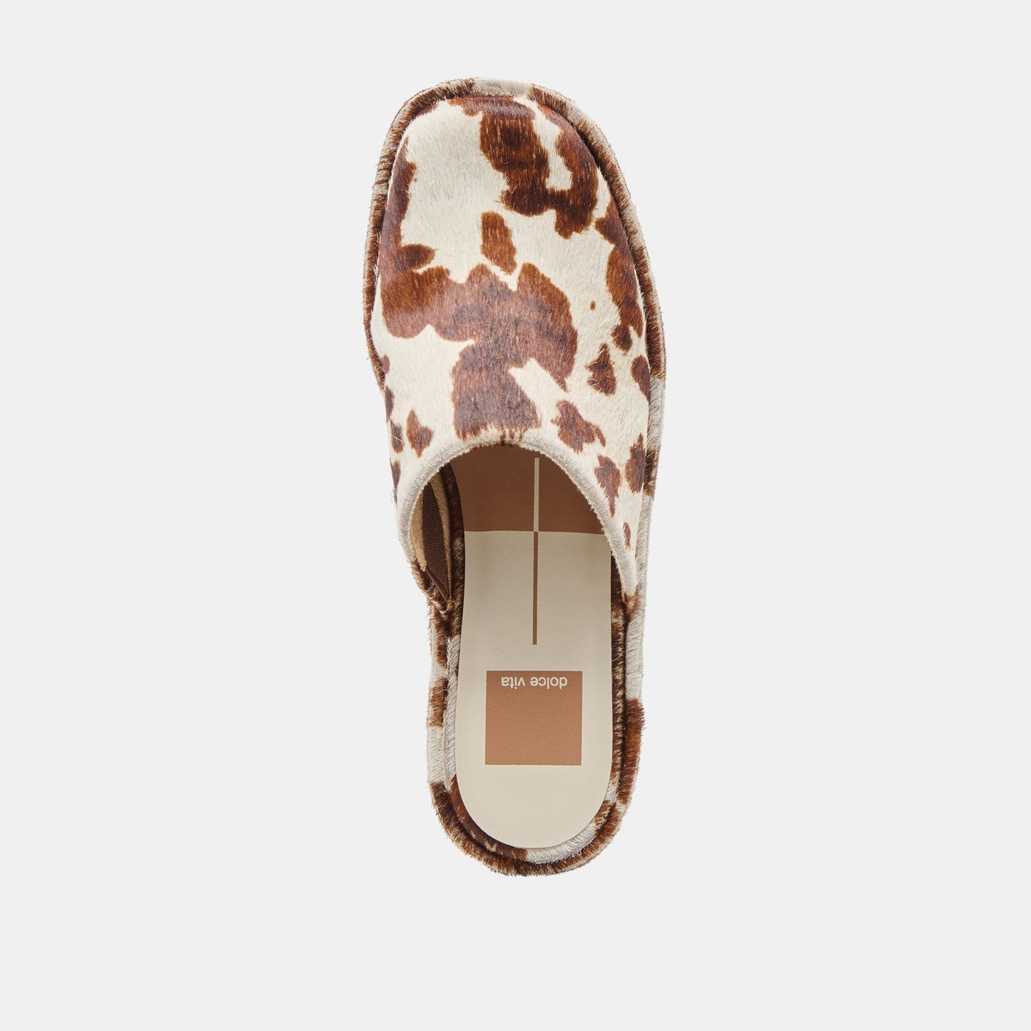 Rosita Cocoa Taurus Calf Hair Flats Dolce Vita