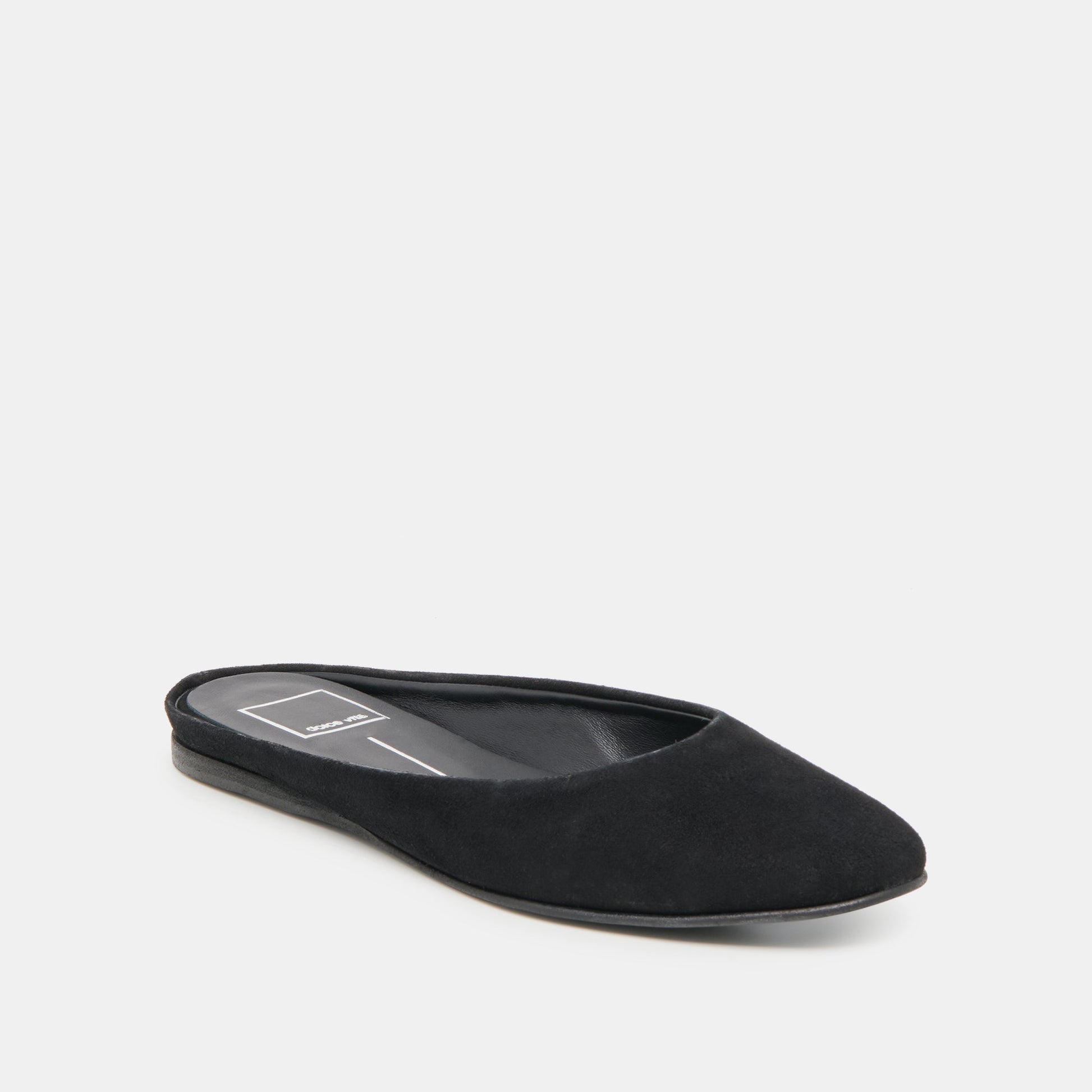 Eila Onyx Suede Flats Dolce Vita