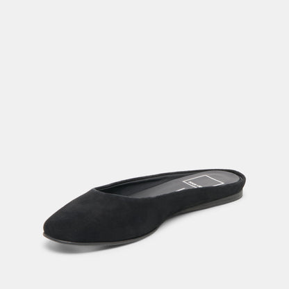 Eila Onyx Suede Flats Dolce Vita