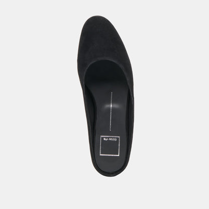 Eila Onyx Suede Flats Dolce Vita