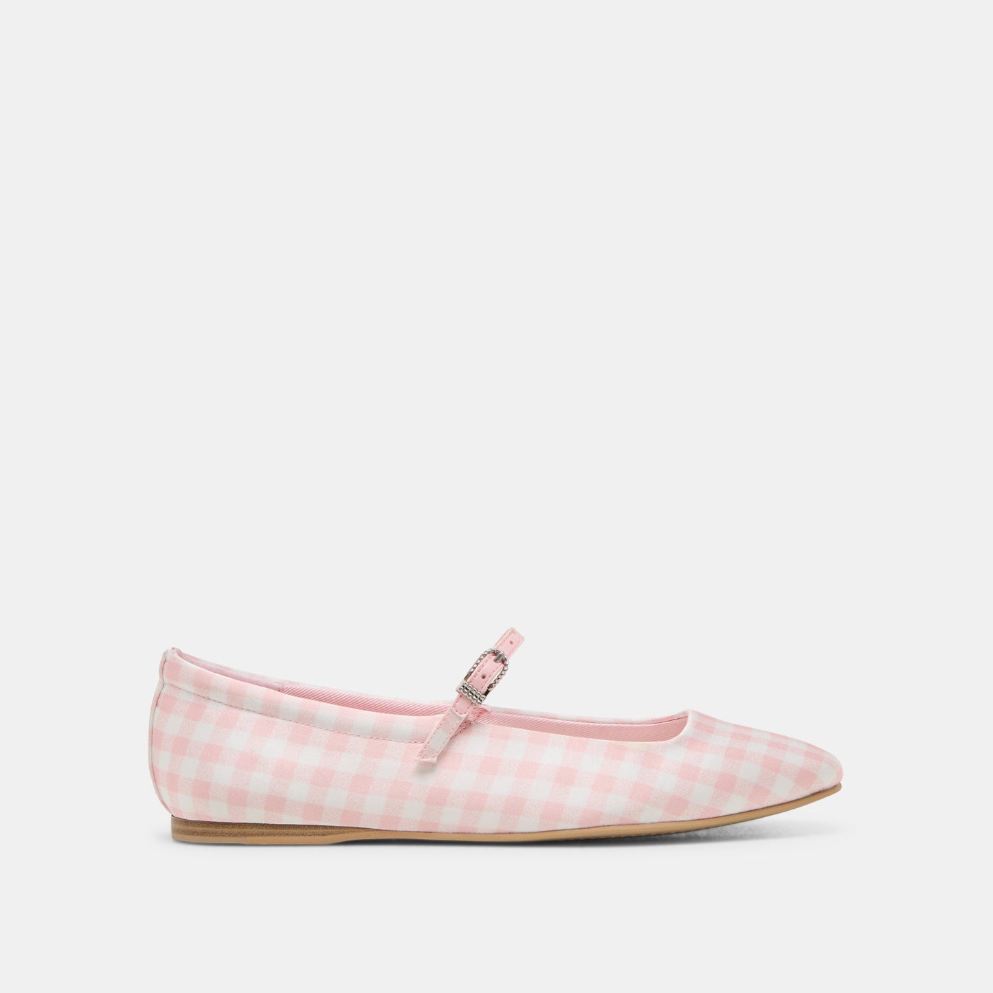 Reyes X Byrdie Golf Pink Plaid Gingham Ballet Flats Dolce Vita