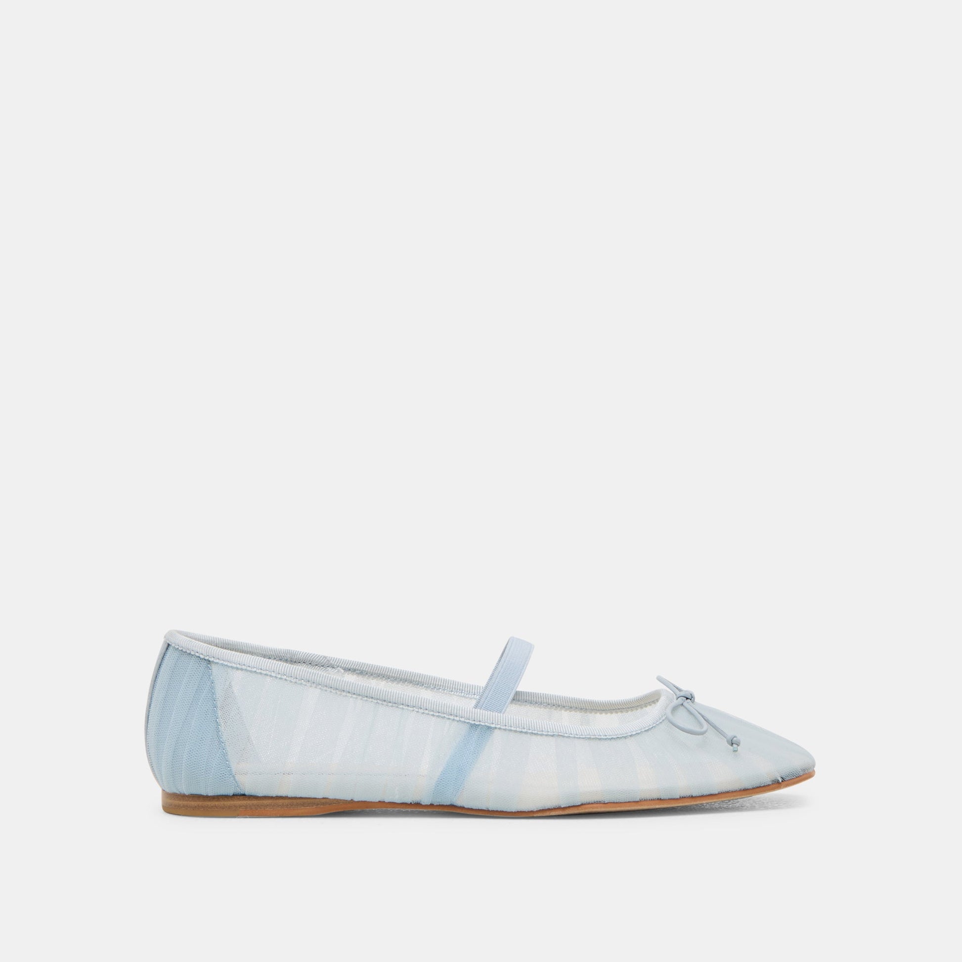 Raeven Light Blue Tulle Ballet Flats Dolce Vita