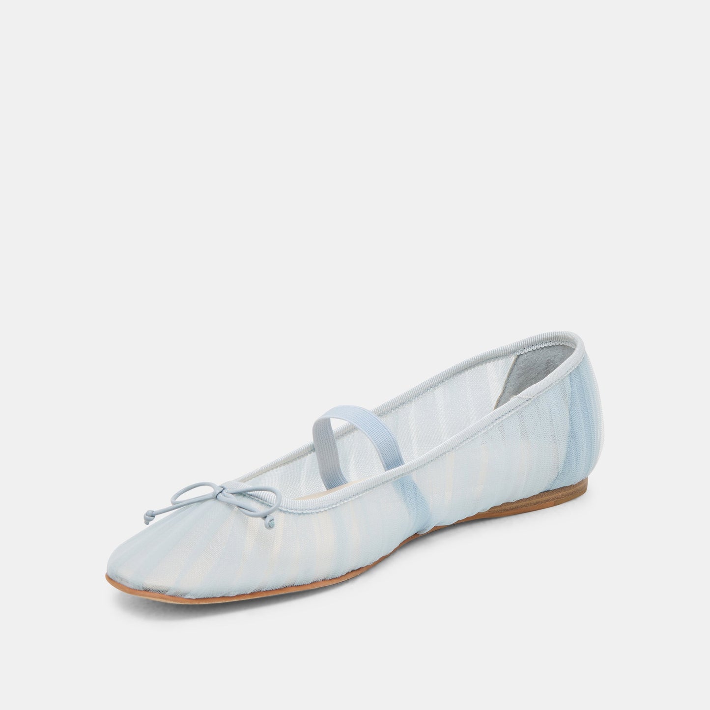 Raeven Light Blue Tulle Ballet Flats Dolce Vita
