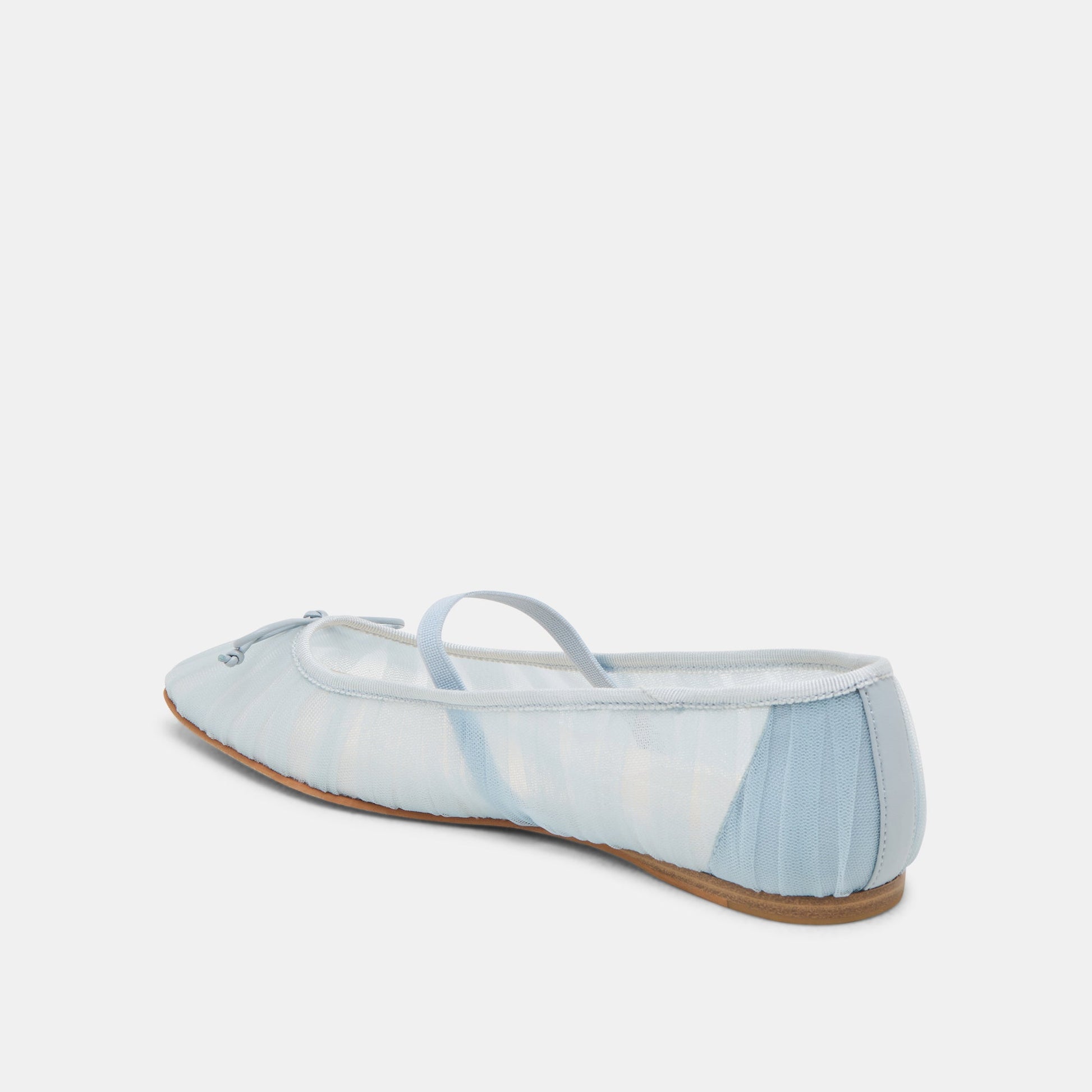 Raeven Light Blue Tulle Ballet Flats Dolce Vita
