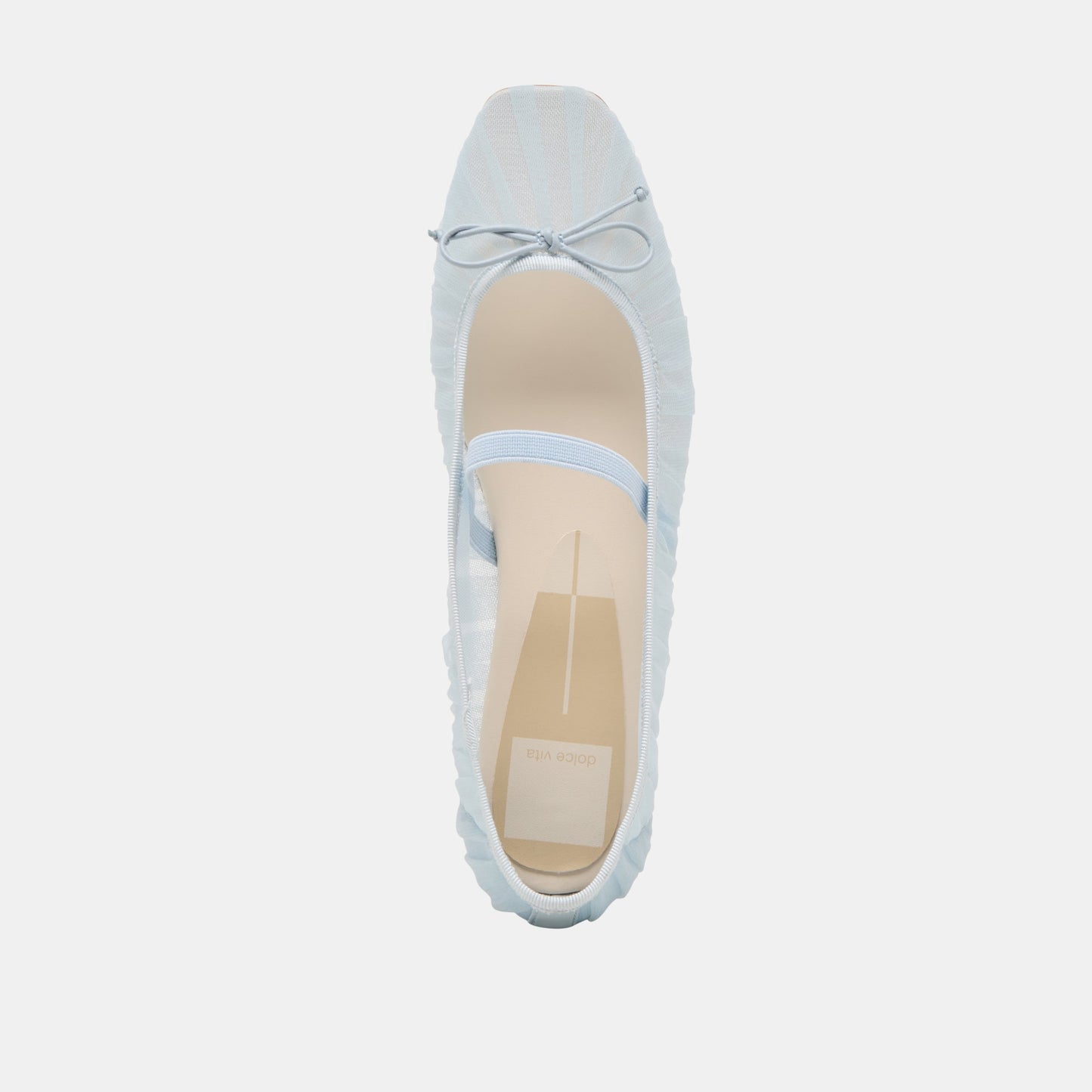 Raeven Light Blue Tulle Ballet Flats Dolce Vita